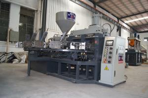 China Safe Design Plastic Shoes Making Machine With Servo Motor System on sale