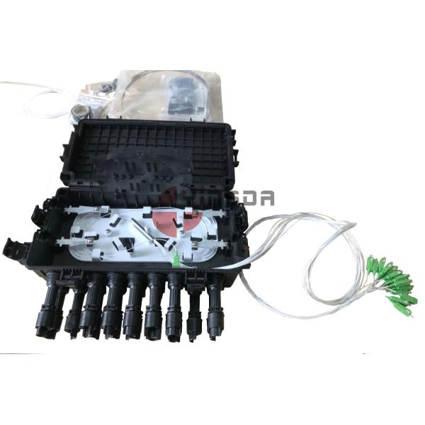IP65 16Ports Fiber Optic Splitter Splice Joint Box with Fast Mechanical Connector Exit