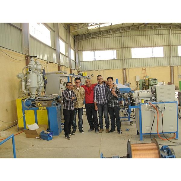 Silicone Wire Manufacturing Machine And Cable Manufacturing Equipment Low Noise Silicone Cable Extrusion Machine