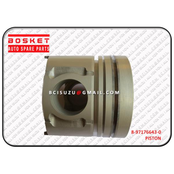8-97176643-0 Metal Isuzu Liner Engine Piston Set For 4BD2 8971766430