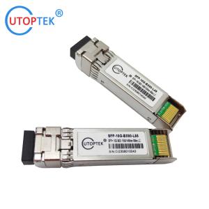 10g SFP+ Bidi 80km 1550nm/1490nm LC Connector SFP Module transceiver for cisco