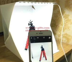 Portable Folding Lightbox Photography Studio Softbox LEDLight Soft Box Tent Kit for iPhone Samsang DSLR Camera Backgroud