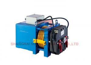 China Elevator Gearless Traction Machine With Microcomputer Frequency Control on sale
