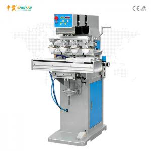 China 4 Color 60W Semi Automatic Ink Tray Ink Cup Pad Printing Machine on sale