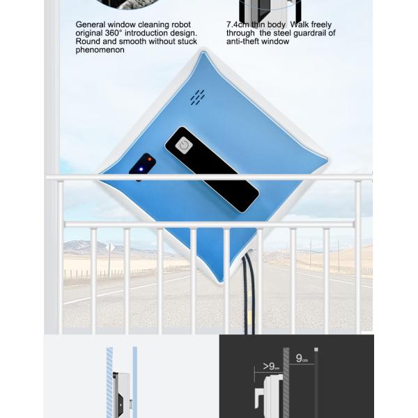 Household Smart Home Cleaning Appliance with Dual Water Spray Function and 500mAn Battery