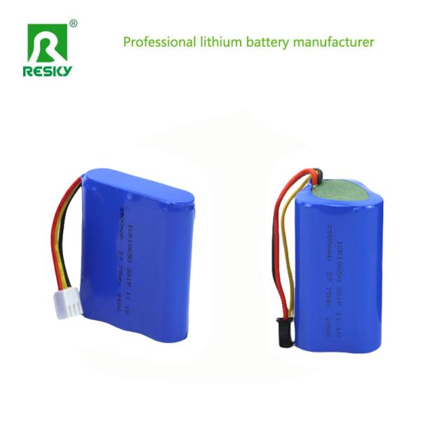 1s3p Li-ion Battery Pack 3.7V 7800mAh 18650 Lithium Ion Bike Light Batteries