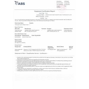 WUXI OUCO INTERNATIONAL GROUP CO., LTD Certifications