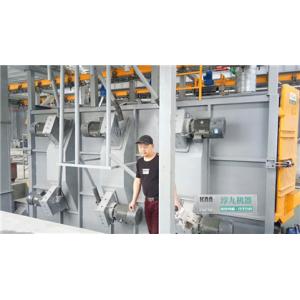 Buy cheap Automobile Cleaning 1500*1200mm Catenary Shot Blasting Machine High Efficiency from wholesalers