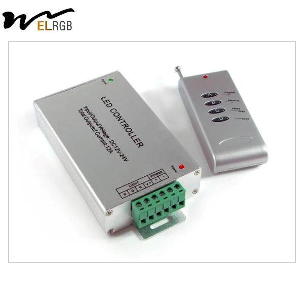 Buy DC12V 24V Led Rgb Strip Rf Controller 288W Led Controller Rf Remote at wholesale prices