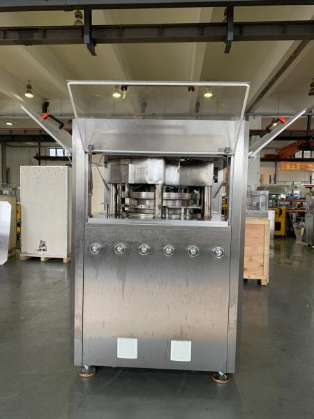 Buy Plain Tablets 1.5kw Rotary Press Machine With 9 Sets Punch Dies Molds at wholesale prices