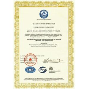 DuraStark Metal Corp. Ltd. Certifications