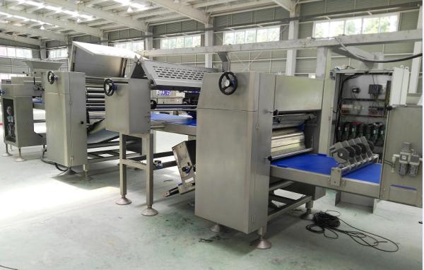 Buy Auto - Proofing Pita Production Line With Gas Fuel Tunnel Oven , Pita Bread Maker Machine at wholesale prices