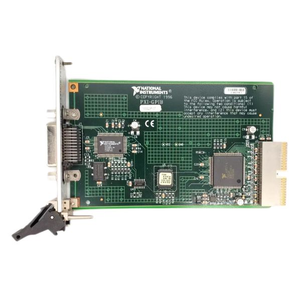 National Instruments PXI GPIB Instrument Control Module with 7.7 MB/s Transfer Rate 1536 kbytes/s Three-Wire and 7885 kbytes/s HS488 Performance