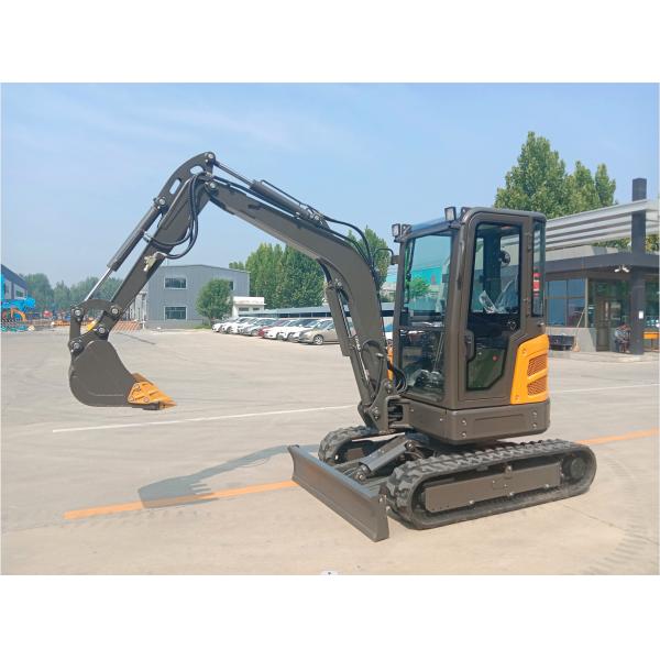 Farm Excavator Digger 3.5 Ton Mini Excavator Kubota Mini Loader With Closed Cabin