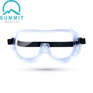 Quality Transparent Medical Safety Goggle , 1.5mm Medical Eye Protection Glasses for sale