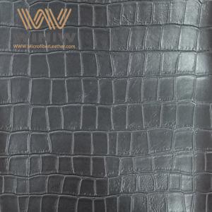Quality Black Faux Leather Crocodile Embossed Leather Normal Colors My Order for sale