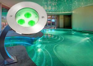 Quality 316SS RGB 3 in 1 Underwater LED Lights 9W IP68 Led Pond Waterfall Lights for sale