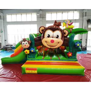 Monkey Inflatable Bouncer Slide Commercial Bounce House Combo