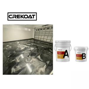 China Two Part Metallic Epoxy Floor Coating Skid Resistant High Durability on sale