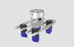 Quality 1500g Load Shaped Objects Soft Robot Gripper With Movable Palm for sale