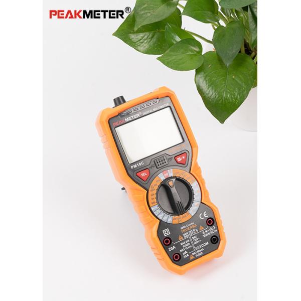 Handheld Commercial Electric Auto Ranging Digital Multimeter With Temperature ACA / DCA Tester