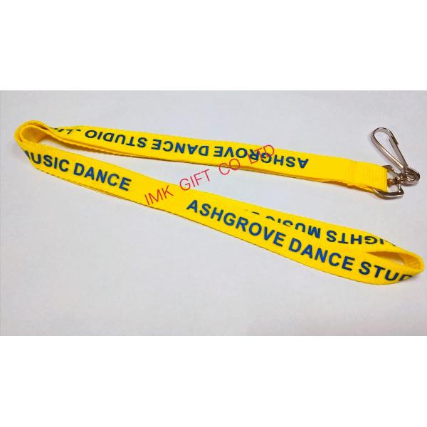 Sublimation lanyard .Heat-transfer print . full logo print , Imprinted Polyester lanyard in 3/4" and 1"