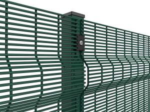China Secure Wall Anti-Climb Security Fence 1.5M Welded Mesh Security Fence With Y Post on sale