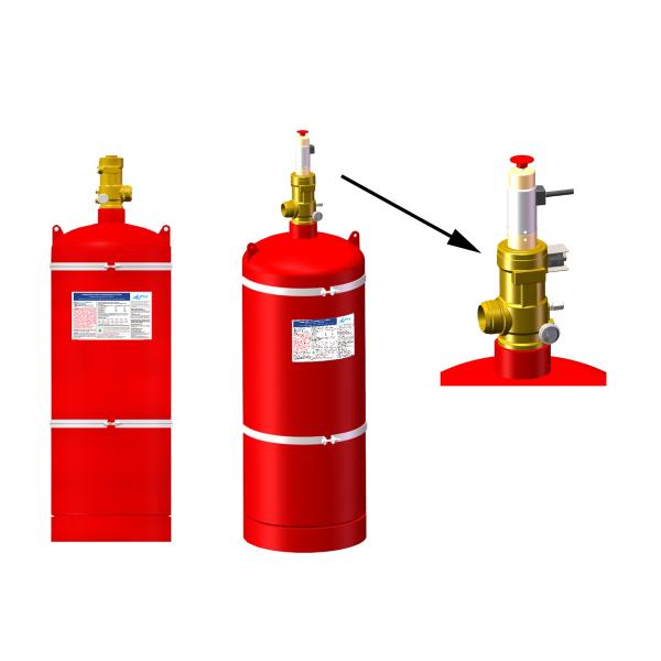 Automatic FM200 Fire Suppression System No Pollution For Archives