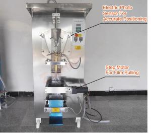 China Bag Water Filling Machine Automatic Date Printer Vertical Plastic Bag Sachet Sealing Machine Juice Water Oil Liquid Fill on sale