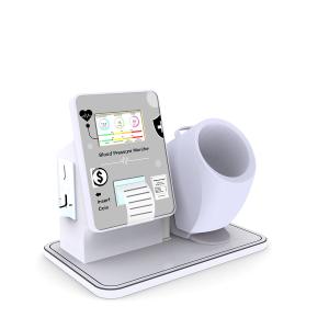 Cheap price 5 inch LCD touch screen rechargeable portable upper arm automatic blood pressure monitor