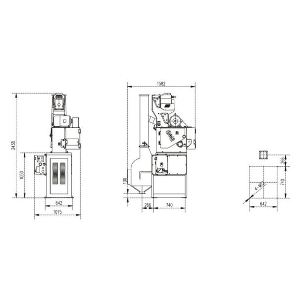MLGQ25C Pneumatic Paddy Husker