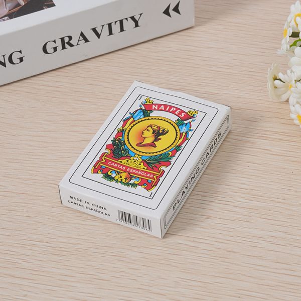 Custom Printing Spanish Poker Game Cards Casual Entertainment Cards and Spot Supply of Chess and Card Games 