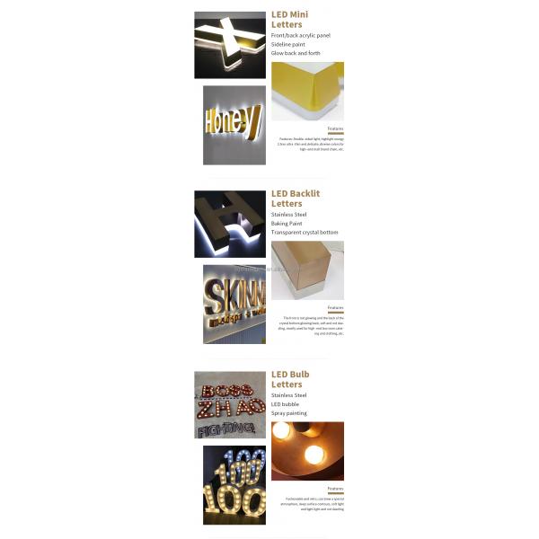 High Brightness LED Light Up Logo Acrylic Sign for Bus Station Outdoor Display Board