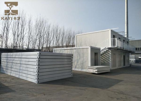Customizable Prefab Container Homes With External Staircase For Construction