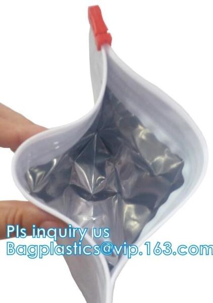 Buy Plastic Top Open Child Proof Zipper Bags Matte Finish With Three Standard Sizes, MOPP Optional Size Child Safety Packagi at wholesale prices