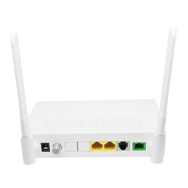 Buy 12V DC Epon FTTH Onu Modem 1Ge+1Fe+Wifi+Catv+Pots Fiber Onu Optical Network Unit at wholesale prices