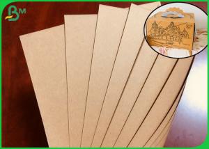 China FSC Approved Brown Kraft Paper Roll For Making Cake Package Box on sale