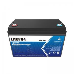 China Long Lasting Use High Capacity Lifepo4 Rechargeable Battery  12v 100ah Over Discharge on sale