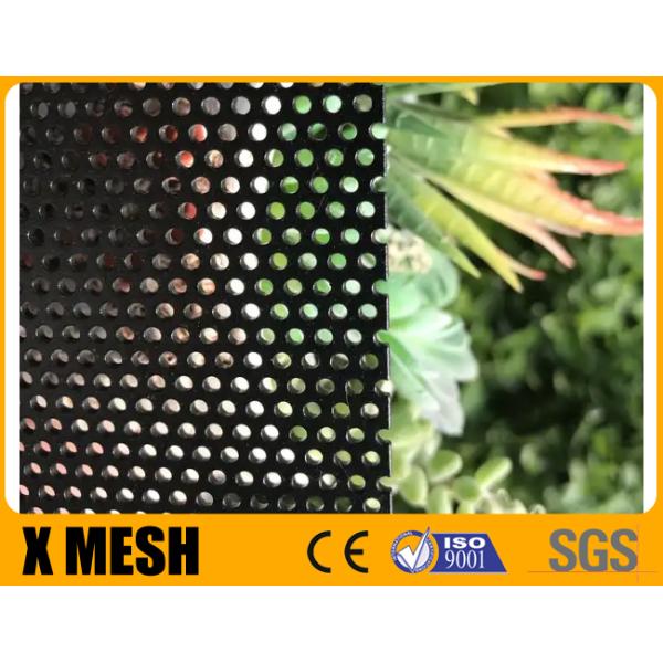 Round Hole Type Perforated Metal Mesh 20%-80% Open Area
