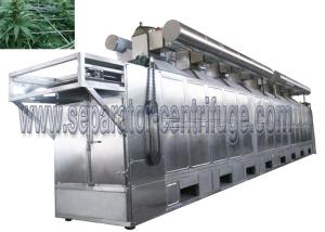 Quality High Efficient Continuous Tunnel Dryer System For CBD Hemp Plant Material for sale