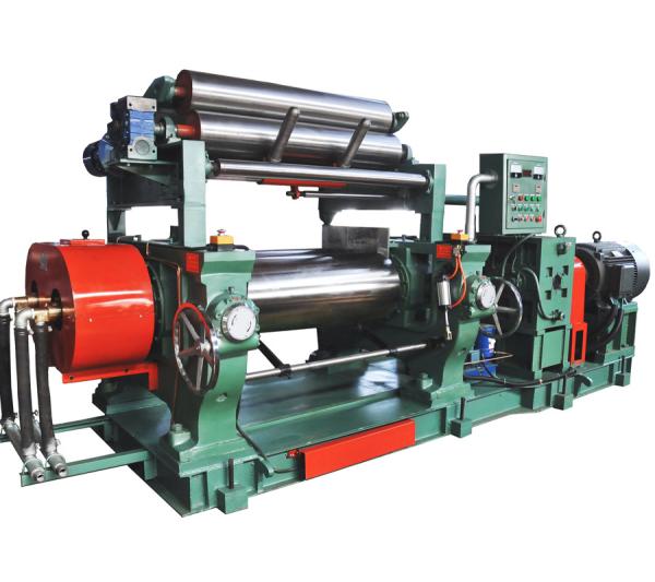 Buy CE Certified SFC XK-400 400mm Two-Roll Open Mill PLC-Controlled For High Precision Rubber Mixing at wholesale prices