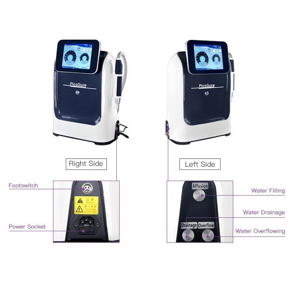 DPL 2022 Newest 1064nm 755nm 532nm Picosecond Laser Q Switched Nd Yag Laser Tattoo Remove portable pico Laser Beauty Machine