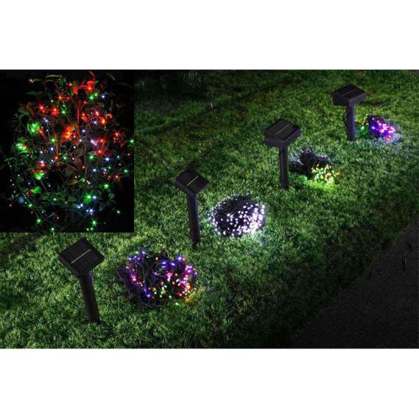 Solar Color Changing Christmas Globe String Lights 8 Modes 100 Led Crystal Ball String Lights Waterproof Fairy Lights