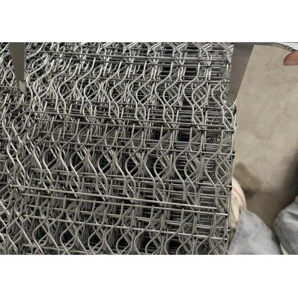 8 Lines 2mm Wire Galvanized Reinforced Wire Mesh For Everglades Gas Pipeline