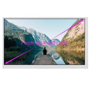 China 7 Inch 1024x600 LVDS TFT LCD with CTP, PCAP Touch Screen 7 inch IPS on sale