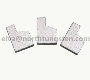 Quality tungsten alloy bracket, trapper, clip, cramp, plate customize for sale