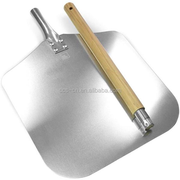 Oven Tools 83cm Aluminum Pizza Peel With Detachable Wood Handle Pizza Schep 12x14