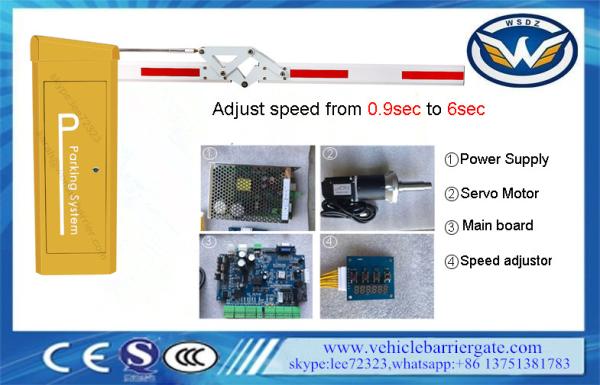 Buy RS485 Computer Control Automatic Parking Gate Servo Barrier Gate CE Approved at wholesale prices