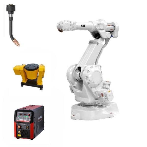 Buy ABB Robotic Arm IRB 2400-10/1.55 Industrial 6 Axis Welding Robot With Megmeet at wholesale prices