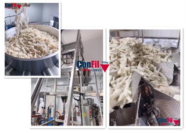 Multihead Weighing Machine Multihead We for Marinated Poultry Chicken waterproof
